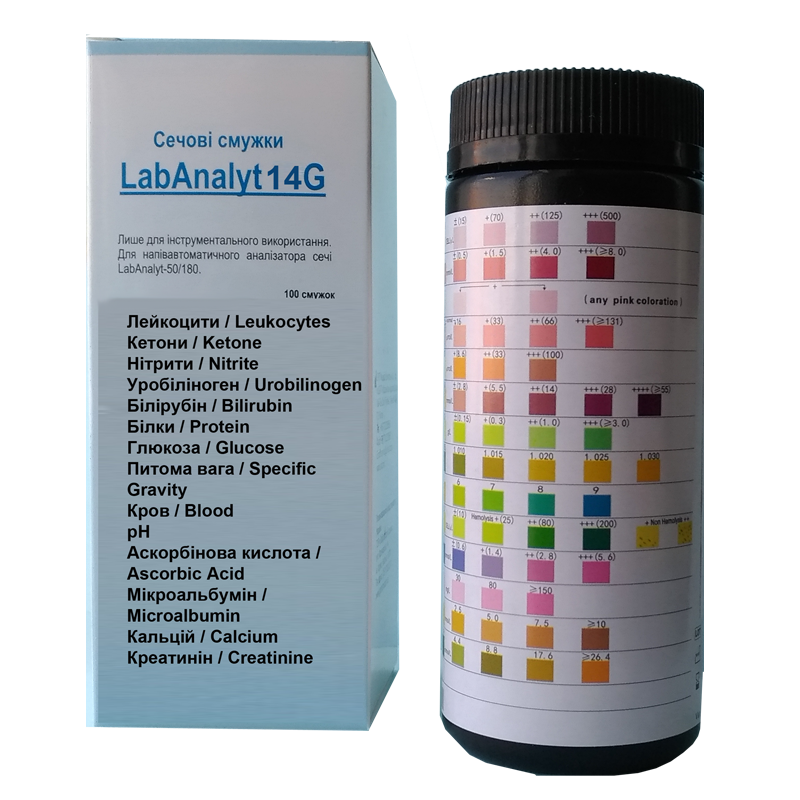 Сечові смужки LabAnalyt 14G